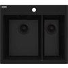 Eridan 1.5 granitový drez, čierny