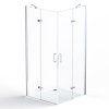 Flow štvorcový sprchový kút, chróm