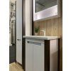 Kúpeľňová skrinka Queen White 190 High