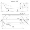 Akrylová vaňa Doria