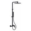 Sprchová súprava Aspira s batériou, čierna