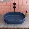 Umývadlo Ovo M pre kompozitný panel, polnočná modrá