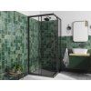 Moderný štvorcový sprchový kút 190, čierny