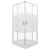 Štvorcový sprchový kút Madera SQ s vaničkou