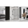 Sprchovací kút Aero Intimo Walk In, čierny