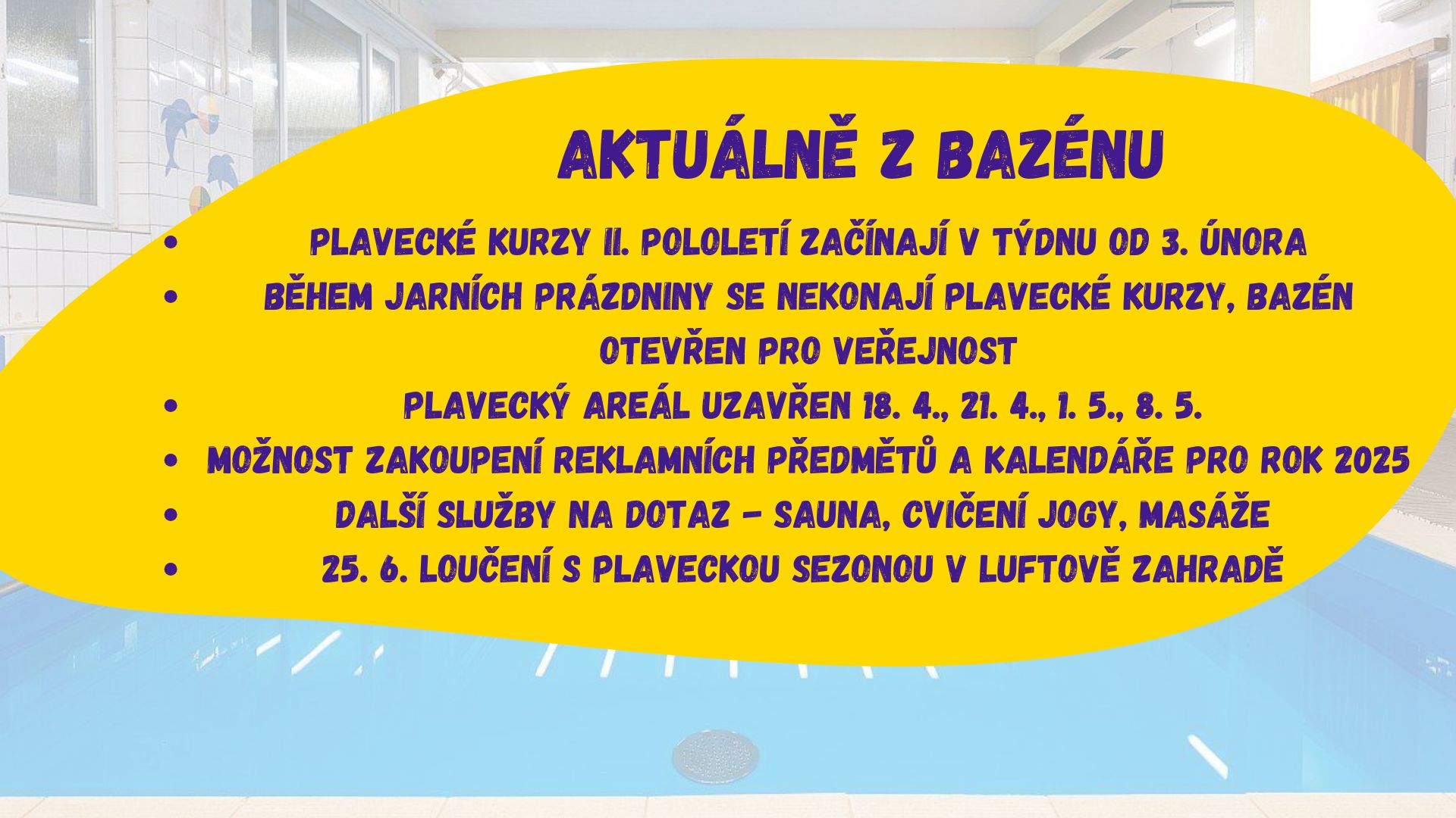 aktualne z bazenu