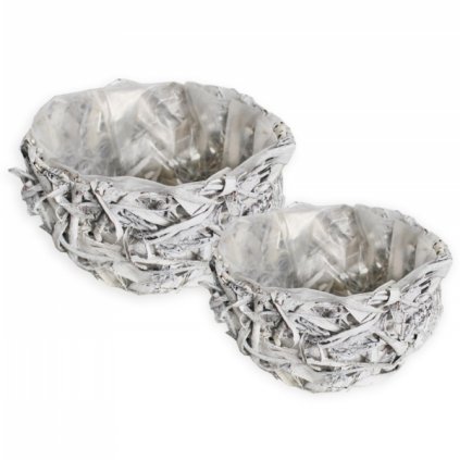 7576736B 6B5E5A5A5A5A5A6E706B7070 miska obal prouti 2ks pr 20cm seda patina