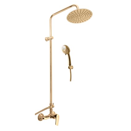 COLORADO - Душевая система со смесителем, Золото - блестящее CO182.5/7Z, RAV Slezák (Цвет ЗОЛОТО - блестящее, Размер 150 мм)