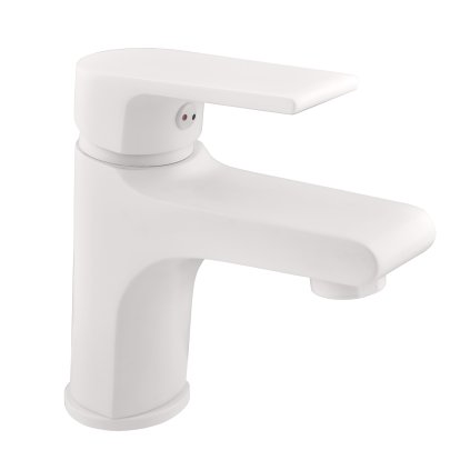 COLORADO - Смеситель для раковины без слива, Белый - матовый CO126.5BMAT, RAV Slezák (Цвет Белый - матовый, Размер 1/2")