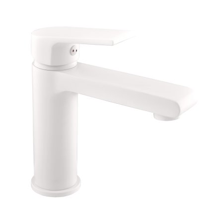 COLORADO - Смеситель для раковины без слива, Белый - матовый CO128.5BMAT, RAV Slezák (Цвет Белый - матовый, Размер 1/2")