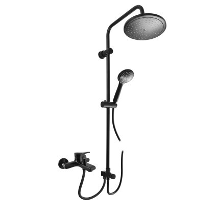 COLORADO - Система для ванны со смесителем, Черный - матовый CO154.5/7CMAT, RAV Slezák (Цвет Черный - матовый, Размер 150 мм)