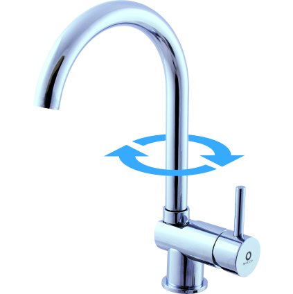 Смеситель для мойки с водонагревателями низкого давления, хром E908.5/4, RAV Slezák (Цвет Хром, Размер 1/2")