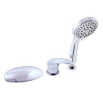 ДУНАЙ - Смеситель для ванны на 3 отверстия, водопад, Хром D470.5Y, RAV Slezák (Цвет Хром, Размер 1/2")