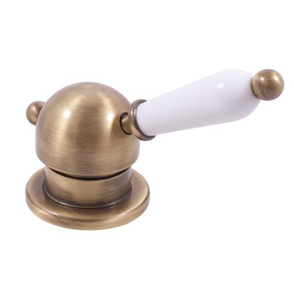 LABE - Mixing lever, Old brass (Bronze) L568.5SM, RAV Slezák (Цвет Старая латунь (бронза), Размер 1/2")