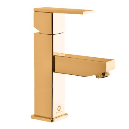 LOIRA - Basin mixer without drain, Gold - shiny LR528.5Z, RAV Slezák (Цвет ЗОЛОТО - блестящее, Размер 1/2")