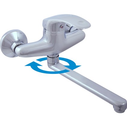 MISSISSIPPI - Смеситель для раковины, Chrome MS001.5/23, RAV Slezák (Цвет Хром, Размер 150 мм)