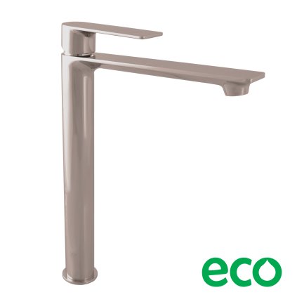 NIL - Tall washbasin mixer without drain, Metal Grey - shiny NL130.5MGL, RAV Slezák (Размер 1/2")