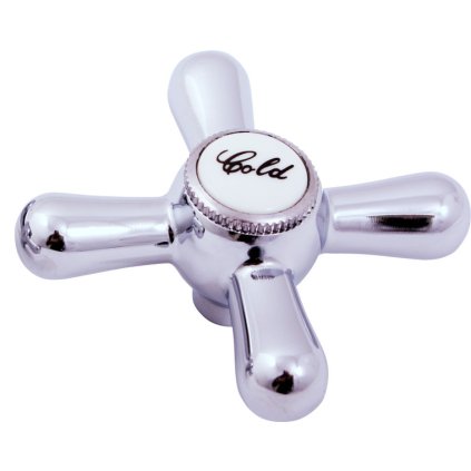 Ручка РЕТРО - холодная вода, KR1001, RAV Slezák (Цвет Хром)