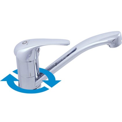 САЗАВА - Смеситель для раковины без слива, Хром SA015.5, RAV Slezák (Цвет Хром, Размер 1/2", Тип ручки СА015.5)