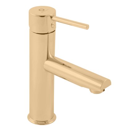SEINA - Basin mixer without drain, Gold - shiny SE928.5Z, RAV Slezák (Цвет ЗОЛОТО - блестящее, Размер 1/2")