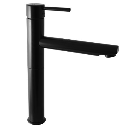 SEINA - Tall washbasin mixer without drain, Black - matte SE930.5CMAT, RAV Slezák (Цвет Черный - матовый, Размер 1/2")
