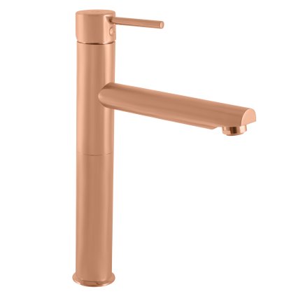 SEINA - Tall washbasin mixer without drain, Rose gold - shiny SE930.5ZRL, RAV Slezák (Цвет ЗОЛОТАЯ РОЗА - блестящая, Размер 1/2")