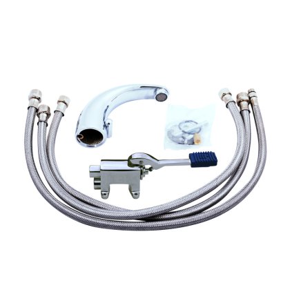 Смеситель для раковины однорычажный, ножной, без слива, хром NB101.5, RAV Slezák (Цвет Хром, Размер 1/2")