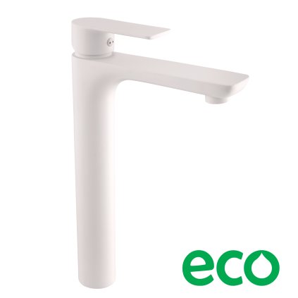 VLTAVA - Tall washbasin mixer without drain, White matt VT430.5BMAT, RAV Slezák (Цвет Белый - матовый, Размер 1/2")