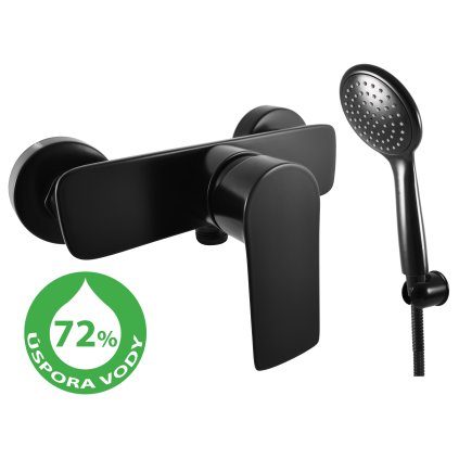 25849 1 5971 1 vltava eco sprchovy set s baterii cerna matna vte481 5 1cmat rav slezak