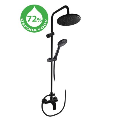 25855 1 5980 1 vltava eco sprchovy system s vodovodni baterii cerna matna vte482 5 7cmat rav slezak