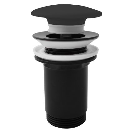 25987 1 6151 1 vypust umyvadlova click clack 5 4 s keramickou zatkou cerna matna md0485 1cmat rav slezak