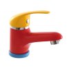 JUNIOR - Basin mixer without drain, Red/Blue SAJ026.5, RAV Slezák (Цвет Красный/Синий, Размер 1/2")