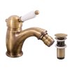 LABE - Bidet faucet with outlet, Old brass (Bronze) L545.5SM, RAV Slezák (Цвет Старая латунь (бронза), Размер 1/2")