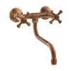 MORAVA RETRO - Смеситель для раковины, Старая латунь (Бронза) MK301.5/21SM, RAV Slezák (Цвет Старая латунь (бронза), Размер 150 мм)