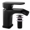 YUKON - Bidet faucet with outlet, Black - matte YU145.5KCMAT, RAV Slezák (Цвет Черный - матовый, Размер 1/2")