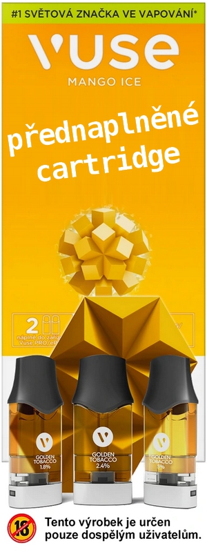 Přednaplněné POD cartridge mobil