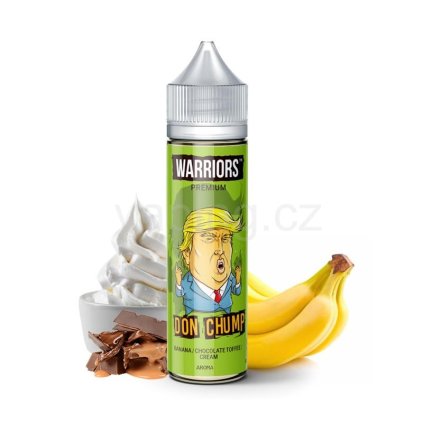 11156 pro vape warriors don chump banan cokoladova karamela smetana 20ml