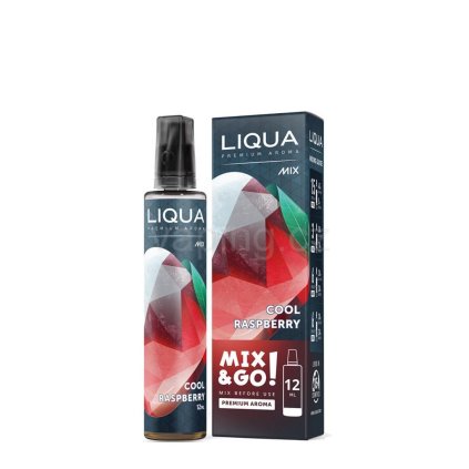 11201 liqua aroma mix go cool raspberry ledova malina 12ml