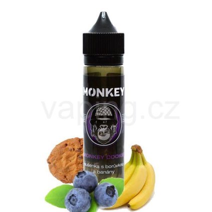 11345 monkey aroma monkey cookie susenka s bananem a boruvkou 11ml