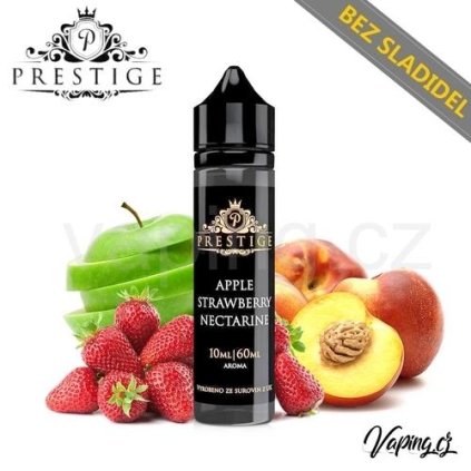 11822 aroma prestige shake vape apple strawberry nectarine jablko jahoda a broskev 10ml 60ml