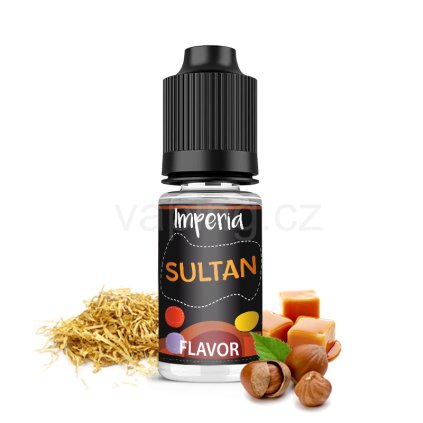 12212 imperia black label prichut sultan tabak s oriskem a karamelem 10ml
