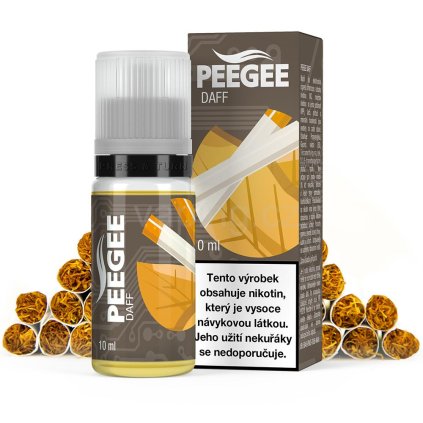 PeeGee - Daff 10ml (nasládlý virginský tabák) (Obsah nikotinu 6mg)