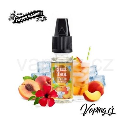 13250 sun tea aroma peche hibiscus ice tea broskev a ibisek 10ml