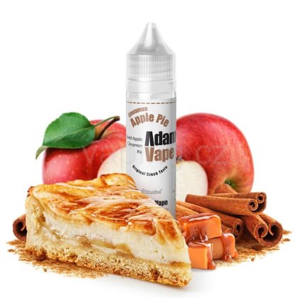 13382 aroma adams vape cinnamon apple pie pecena jablka v karamelovem teste se skorici 60 10ml