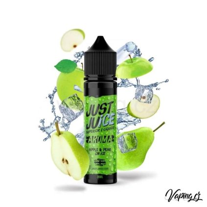 13589 just juice aroma apple pear on ice jablko hruska a coolada 60 10ml