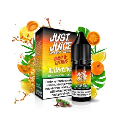 Just Juice Salt - LULO & CITRUS 10ml (tropické lulo a citrón) (Obsah nikotinu 20mg)