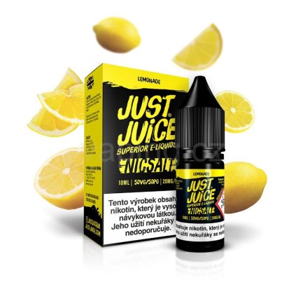 Just Juice Salt - LEMONADE 10ml (citrónová limonáda) (Obsah nikotinu 11mg)