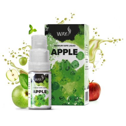 Way to Vape e-liquid APPLE (jablko) 10ml (Obsah nikotinu 18mg)