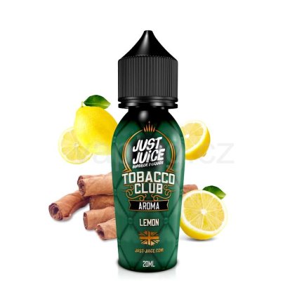 15008 just juice aroma tobacco club lemon tabak s citronem 60 20ml