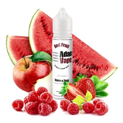 15035 aroma adams vape red fruit meloun jablko jahoda malina 60 10ml
